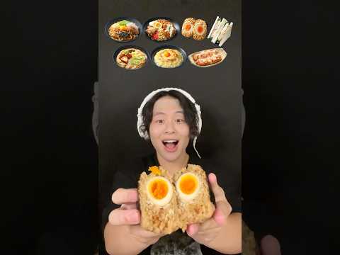 背徳のコンビニ飯‼️ #咀嚼音 #asmr #mukbang #飯テロ #大食い