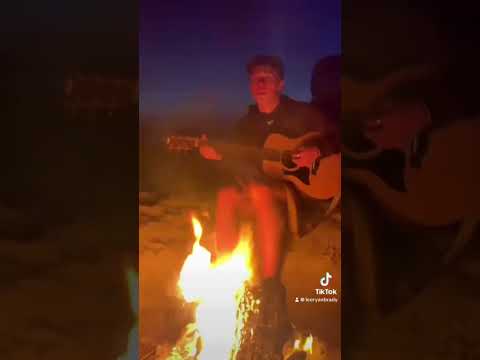 Campfire with the boys🔥🔥#zachbryan #somethingintheorange #cover #shorts