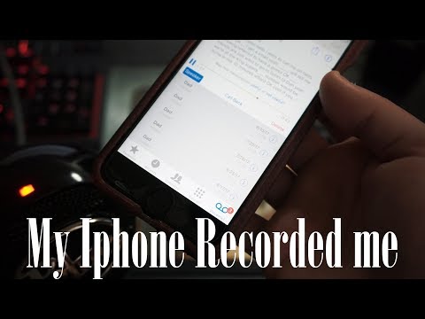 My iPhone secretly recorded my conversation