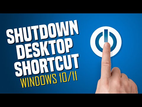 How to Create a Shutdown Desktop Shortcut in Windows 10/11