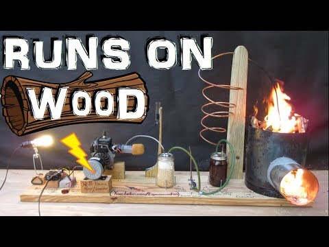 How to Make a Generator that Runs on Wood!!! (wood gas gasifier) Experiment