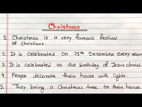 Christmas essay writing for school | Christmas Day Essay | How to write Christmas essay for students