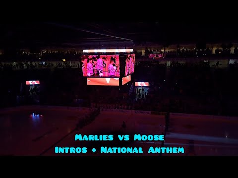 Marlies Vs Moose Intros and O Canada From November 19th 2023