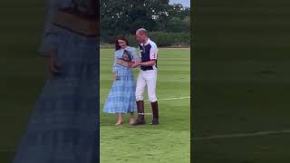 Who remembers The Prince and Princess of Wales adorable bond at the Polo 2023| walesvideos #shorts