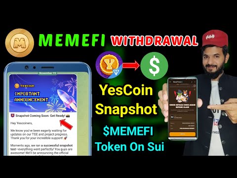 Memefi Deposit $MEMEFI Token | Yescoin Snapshot Coming soon | Bool network Snapshot 1,Memefi airdrop