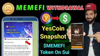 Memefi Deposit $MEMEFI Token | Yescoin Snapshot Coming soon | Bool network Snapshot 1,Memefi airdrop