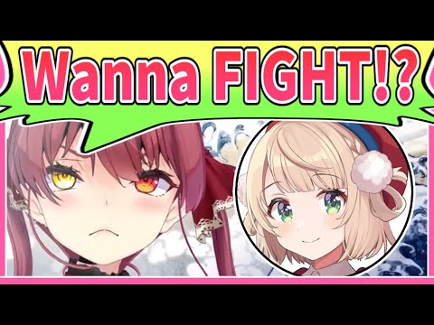 Marine Picks Up a Fight With Shigure Ui [ENG SUB] Hololive