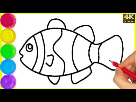 Fish ka drawing easily || how to draw fish for beginners | fish drawing kaise banate hain. By Arya