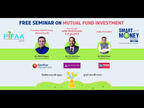 PIFAA Presents Pifaa Smart Money Seminar 2023 | | October 2023 |Pune @PIFAA Smart Money