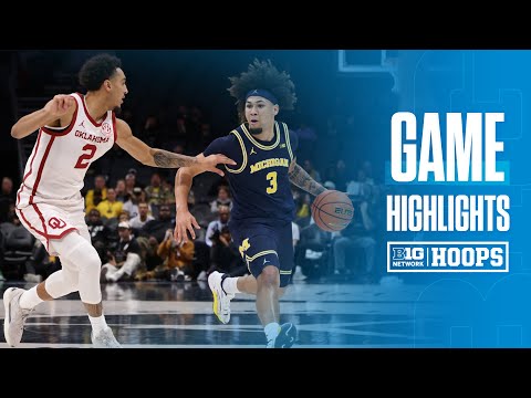 Michigan vs. Oklahoma | Highlights | Big Ten Basketball | 12/18/2024