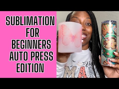 GO2CRAFT Sublimation Auto Tumbler Press Review: GLITTER TUMBLER and FROSTED MUG Tested!