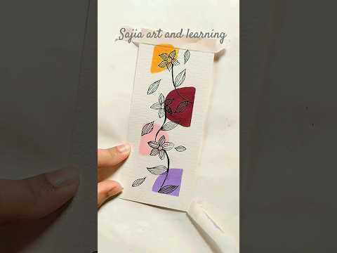 book mark making, how is it?? #art #painting #youtubeshorts #reel #drawing #creative