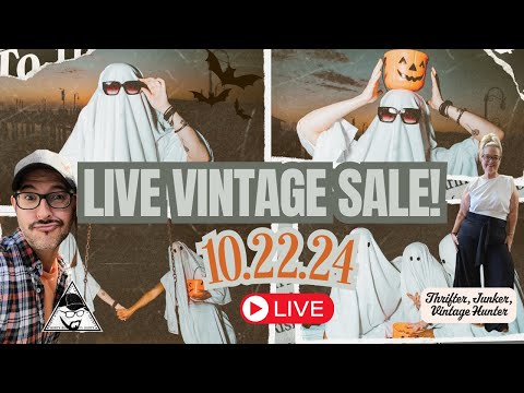 Vintage Live Sale Tuesday: Thrifter Junker Vintage Hunter & The Cult Of Vintage