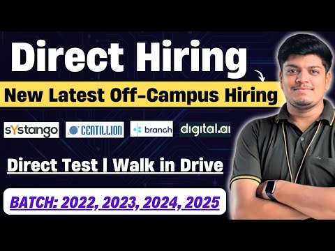 🔥Systango Biggest Hiring 2023, 2024, 2025 BATCH | Direct Hiring | Digital AI, Branch | 2022-2025