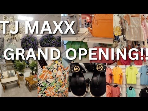 TJ MAXX GRAND OPENING !  HOME DECOR & MORE | DESINGER FINDS | Shopping For All