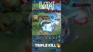 TRIPLE KILL 🔥| HUNTER'S BLADE ×5 | LAM |HONOR OF KINGS | #honorofkings  #moba  #hok #lam