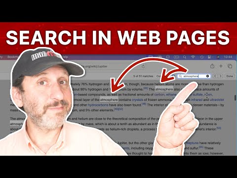 Searching the Text Of a Web Page