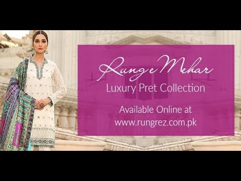 Rung e Mehar Luxury Pret Collection Winter 2018