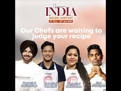 Calling All Foodies to Participate in Discover India Recipe Contest