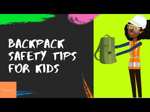 How to Teach Kids About Backpack Safety | One Minute Video