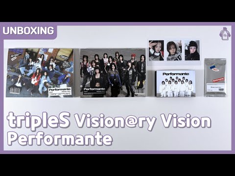 tripleS VV 'Performante' All Versions + applemusic showcase benefit #Unboxing (24/10/2024)