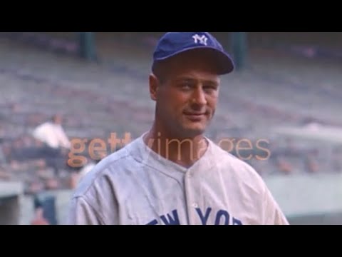 Lou Gehrig Profile in 4K Color