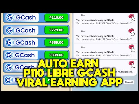 CASH-OUT IN 1 SECOND FREE ₱110 GCASH | NEW VIRAL EARNING APP DIRECT SA GCASH |  NO EFFORT |