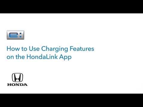 Honda Prologue | Using HondaLink App Charging Features