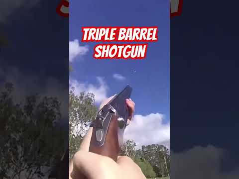 Akkar 3 Triple Barrel Shotgun #ozziereviews #shooting #gun #shotgun #firearms #12gauge #viralshorts