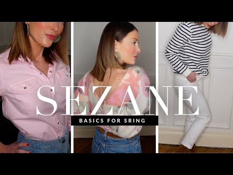 SEZANE - The BEST SPRING BASICS PIECES you should get - Parisian style capsule wardrobe