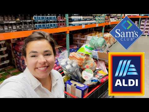 Shopping at Aldi and Sam's Club for the First time for an Out of State Family Trip!