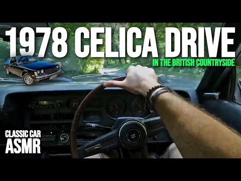 Classic 1970s Toyota Celica Driving in the English Countryside | Automotive ASMR | Drivers Eye POV