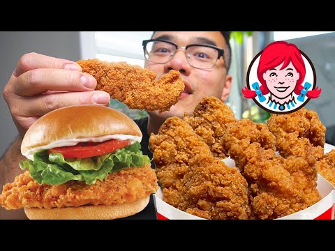 IS WENDY'S CHICKEN SANDWICH & TENDERS Still Good In These New Times?! - MUKBANG