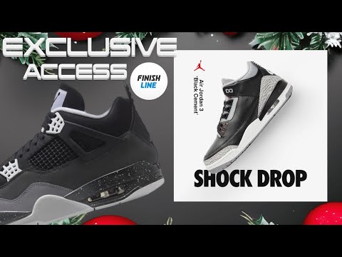 SHOCK DROP TODAY! BLACK CEMENT JORDAN 3 & FNL/JDSPORTS EA!!