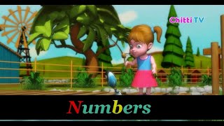 Numbers Song - Learn to Count from 1 to 10 | Nursery Rhymes and Kids Songs | Chitti TV