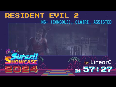 #LASS2024 - Resident Evil 2 (NG+ (Console), Claire, Assisted) in 57:27 [w/ LinearC]