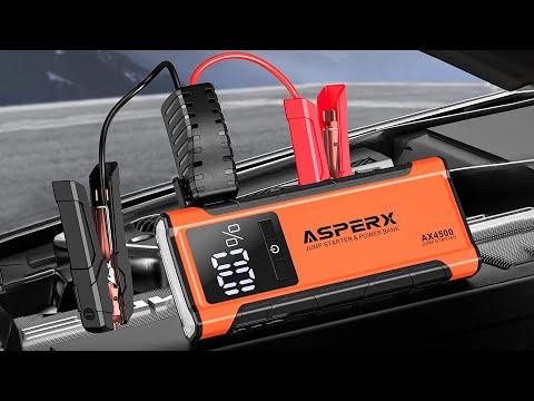 ASPERX AX4500 Jump Starter Review: Ultimate Solution for Dead Car Batteries!