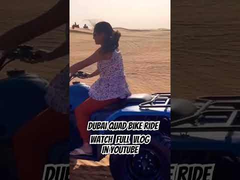 Dubai quad bike ride | Watch full video in our channel