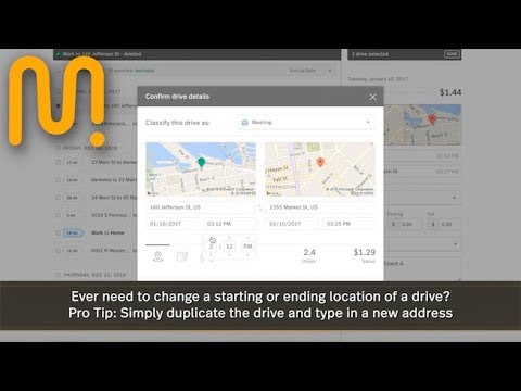 MileIQ Tutorial - How to Duplicate and Reverse Drives