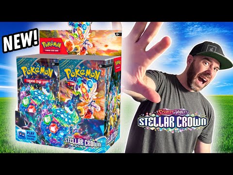 Opening Pokémon's Stellar Crown Booster Box - INSANE ART!