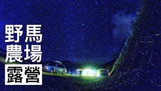 新竹五峰｜野馬農場露營區｜營地介紹｜百萬夜景