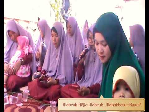 Mabruk Alfa Mabruk_Mahabbatur Rasul di acara Tasyakuran 7 Bulanan Ibu Latifah VMC2 blok D-14/09/19