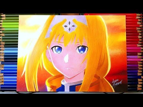 COLOR PENCIL DRAWING - Alice Zuberg (Sword Art Online: Alicization)