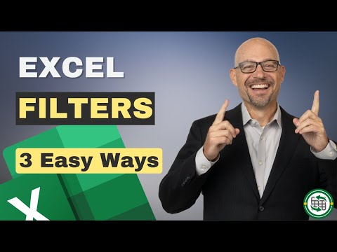 Excel How To Filter - 3 Easy Ways