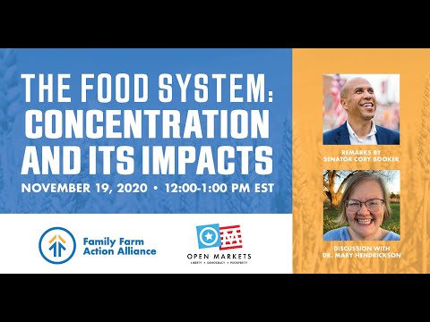 Virtual Report Launch: The Food System Concentration and its Impacts