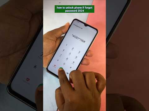 how to unlock phone if forgot password 2024 - forgot pattern #shorts