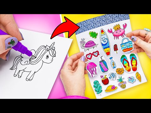 COOL!🦄✨ How To Make Stickers with Mr.Maker! Fun & EASY Unicorn Crafts by Imagine PlayWorld