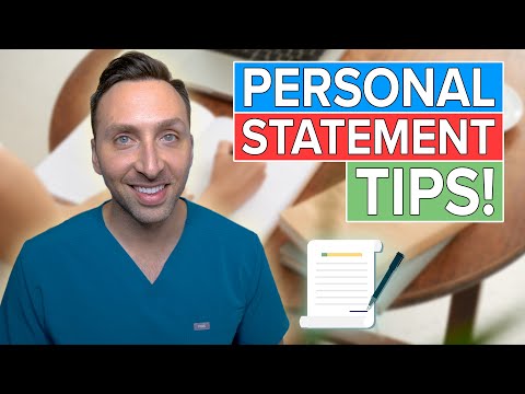 How to Write a Personal Statement - Residency (DO's & DON'Ts + Tips!)