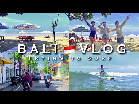 Bali Vlog 🇮🇩 My First Surfing Experience 🏄‍♂️ and Watching Martial Arts Matches