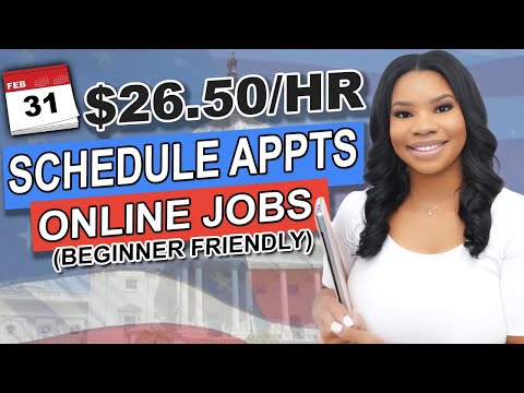 Work From Home! $26.50/hr Appointment Scheduler (Now Hiring!)